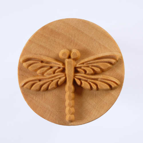 Scxl-017 Extra Large Round Stamp - Dragonfly - MKM